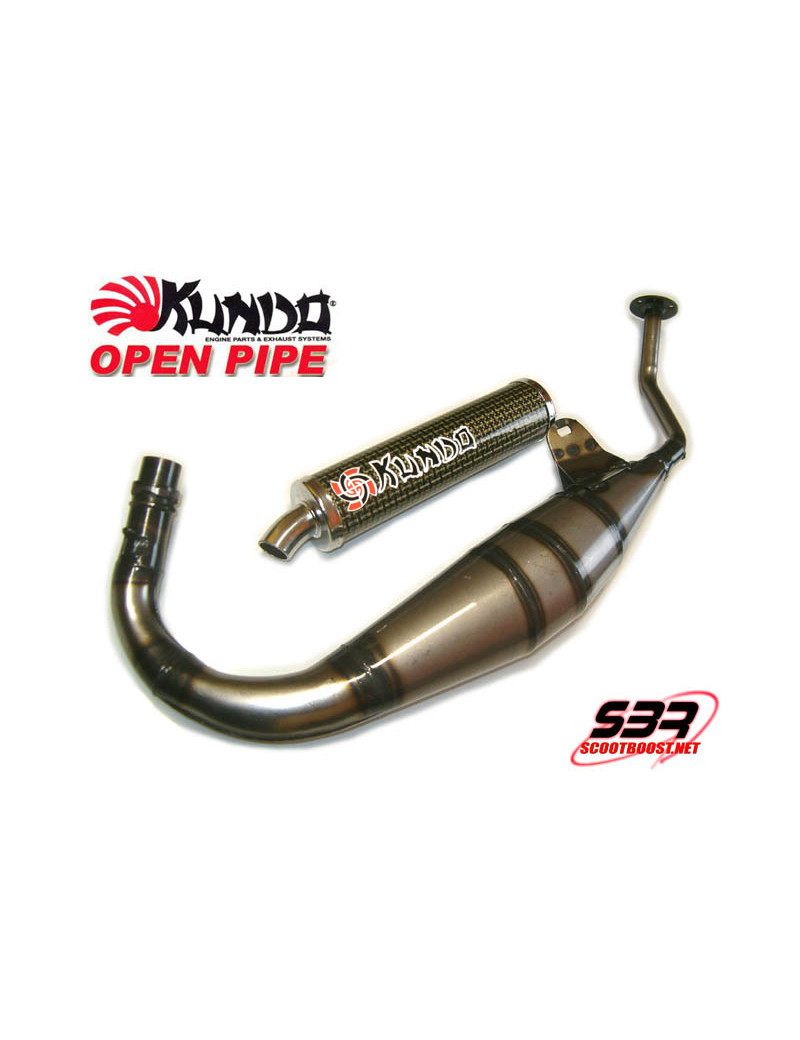 Pot d'échappement Kundo Open Pipe 50cc RS50 '98 à '06 AM6